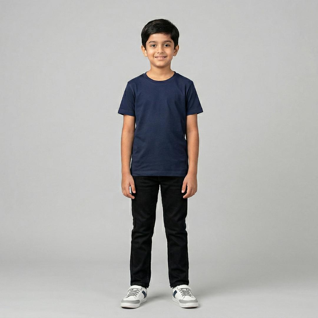 Junior Boys Cotton T-Shirt Combo Pack (Pack of 4)