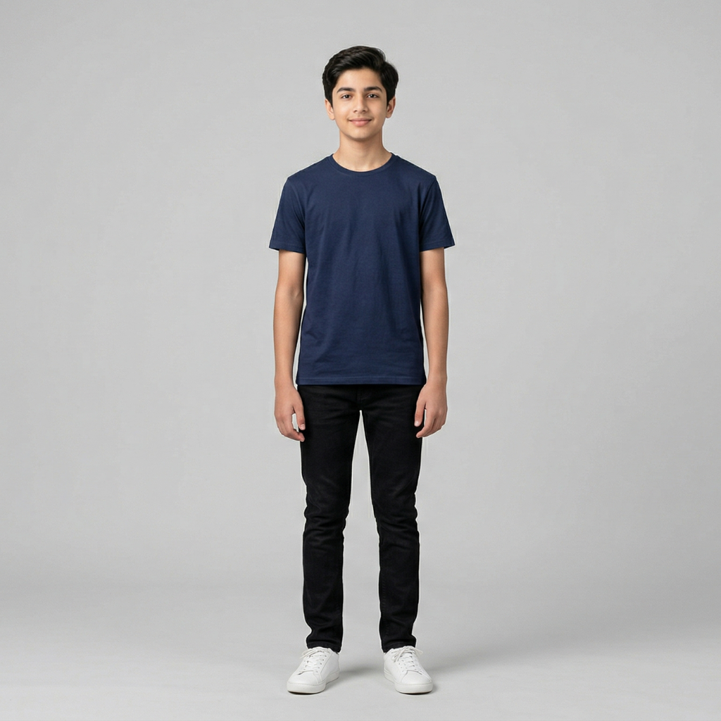 Senior Boys Cotton T-Shirt Combo Pack (Pack of 4)