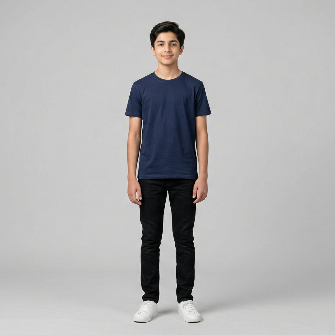 Senior Boys Cotton T-Shirt Combo Pack (Pack of 4)