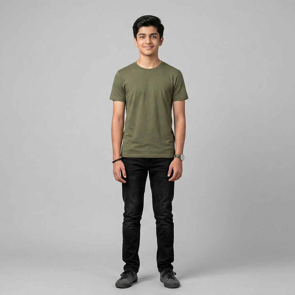 Senior Boys Cotton T-Shirt Combo Pack (Pack of 4)