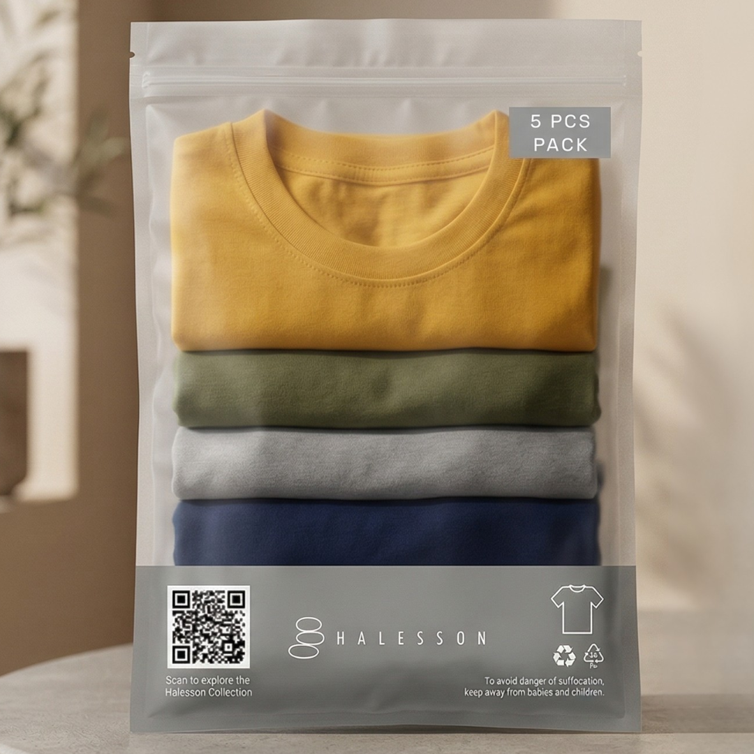 Adults Premium Cotton T-Shirt Combo Pack (Pack of 4)