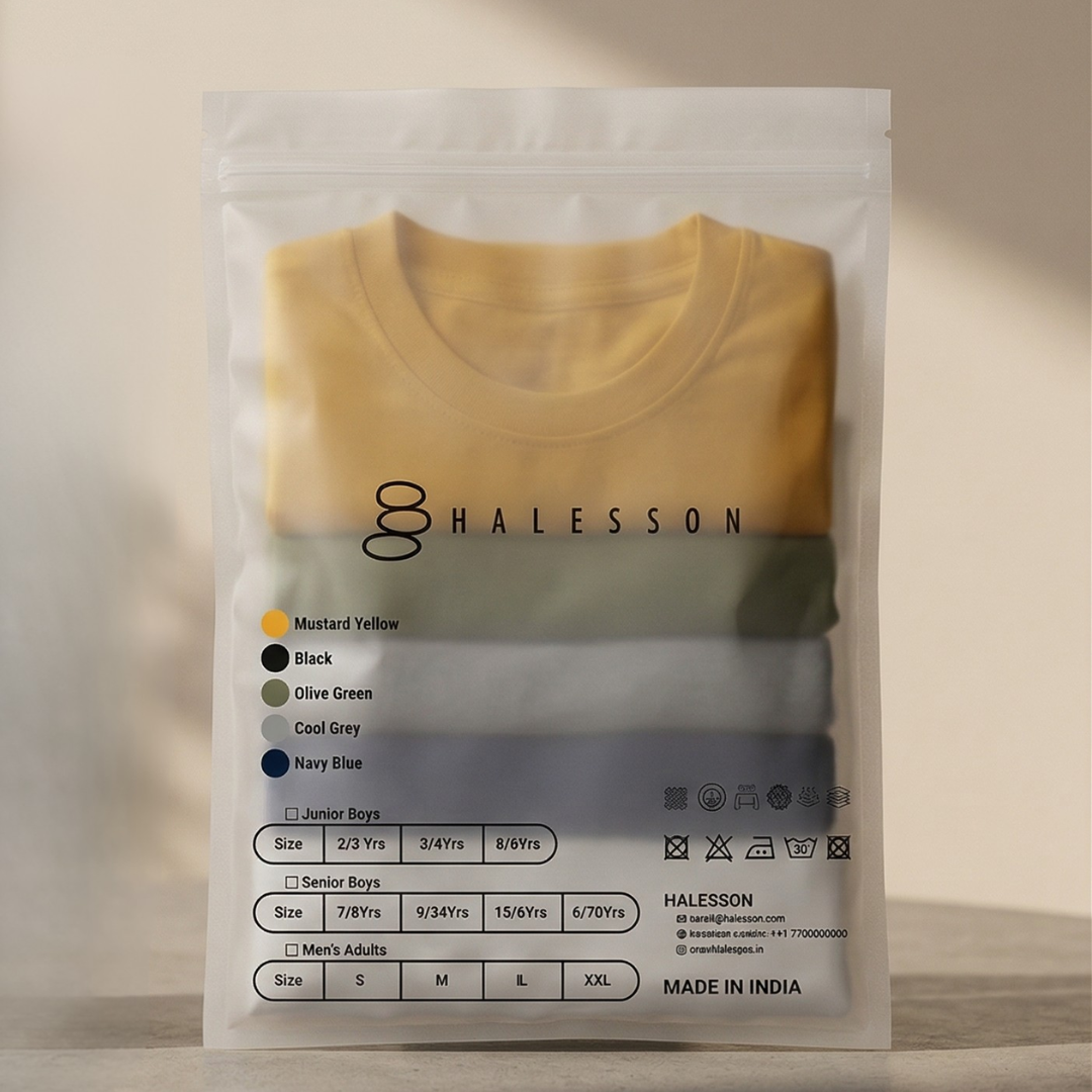 Adults Premium Cotton T-Shirt Combo Pack (Pack of 4)