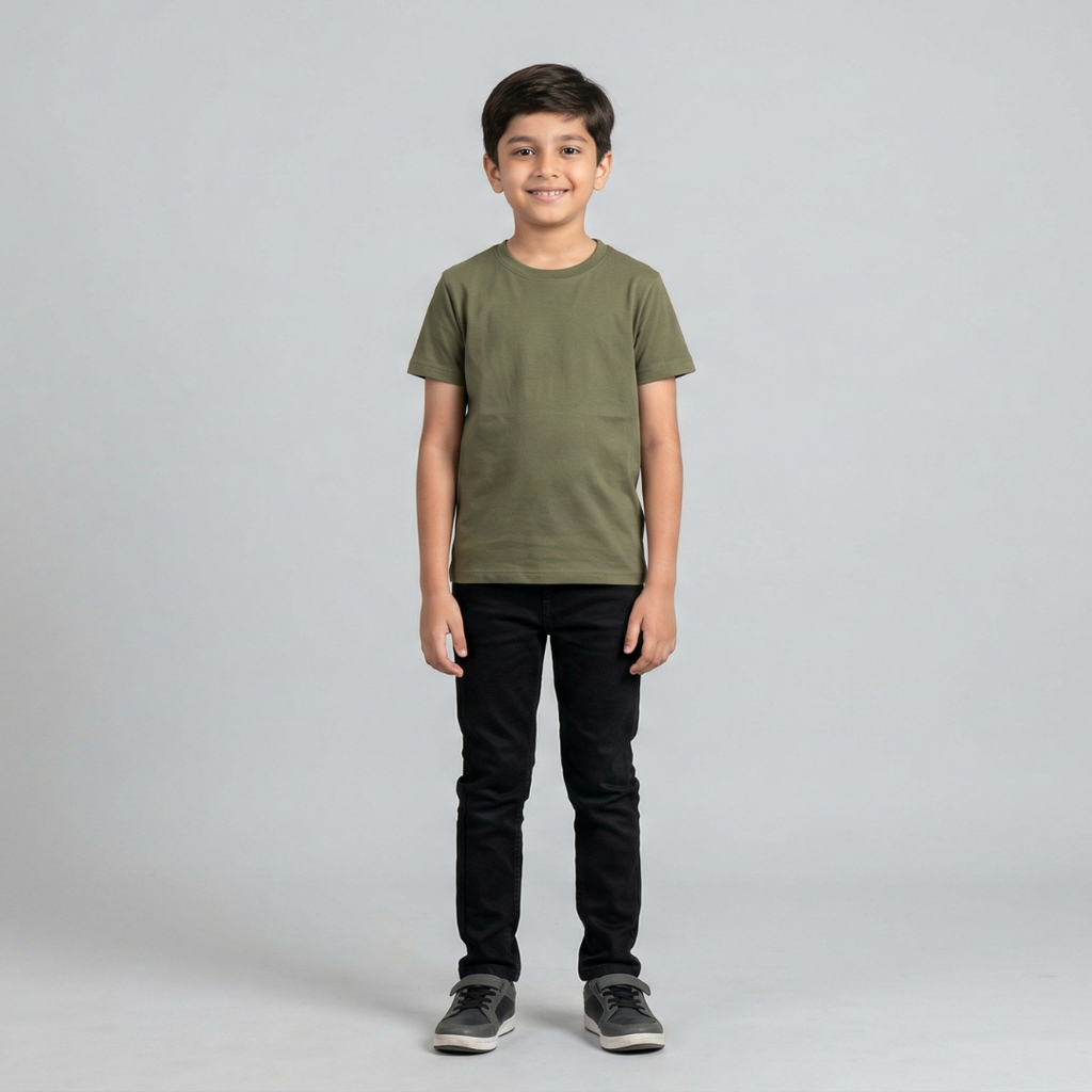 Junior Boys Cotton T-Shirt Combo Pack (Pack of 4)