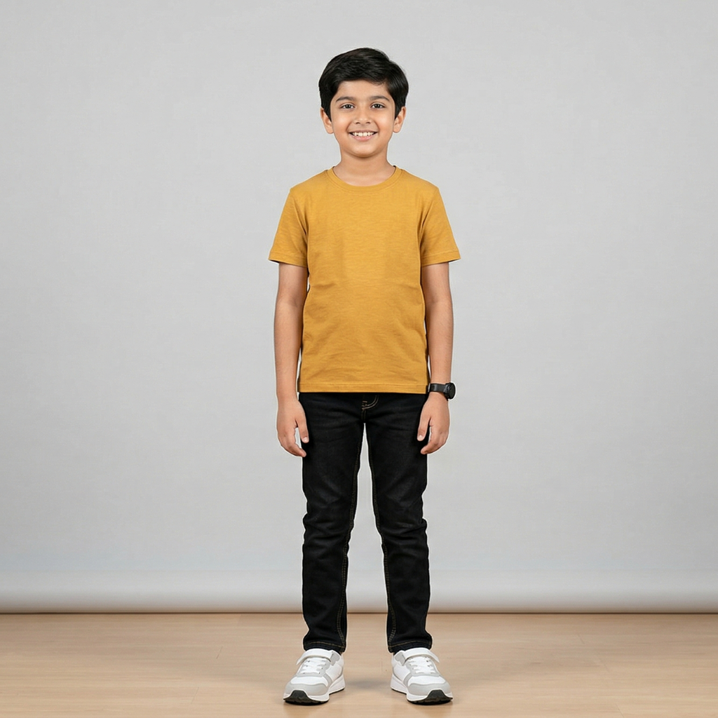 Junior Boys Cotton T-Shirt Combo Pack (Pack of 4)