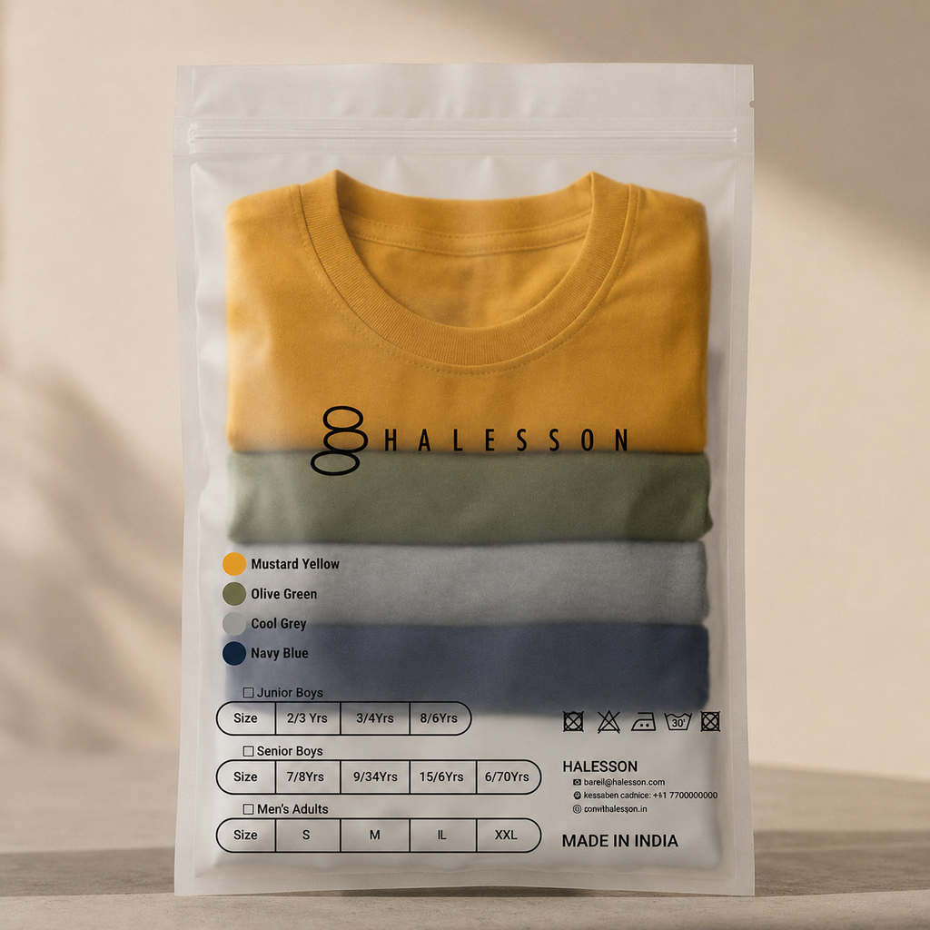 Junior Boys Cotton T-Shirt Combo Pack (Pack of 4)