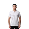 Halesson White Microdox Polo T-Shirt for Men, Premium Polyester Casual Wear